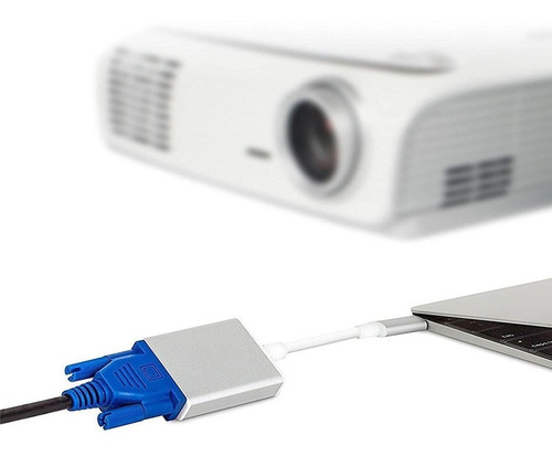 Cabo Adaptador Projetor E Pc Usb 3.1 Tipo C Para Vga N05