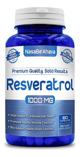 Suplemento Nasa Beahava Resveratrol - Unidad a $944