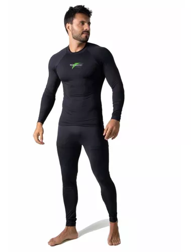 Conjunto Térmico De Compressão Segunda Pele Moda Fitness