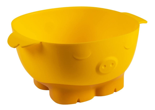 Tazon Para Mezclar Niño Cerdo 9.8 X 9.1 4.3  Amarillo Cocina