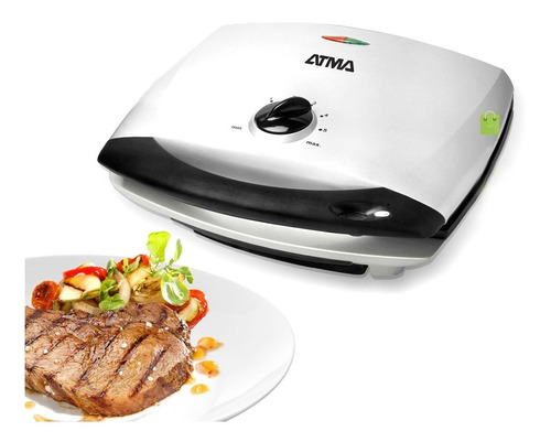 Parrilla Electrica Atma Grill Doble Tapa 1400w Pg4720e