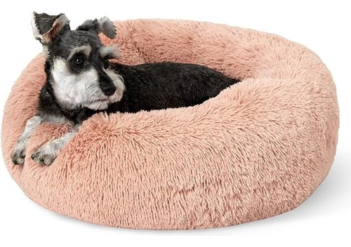 Bedsure Cama Calmante Para Perros Y Gatos Pequeños Color Rosa Diseño Pequeño 3