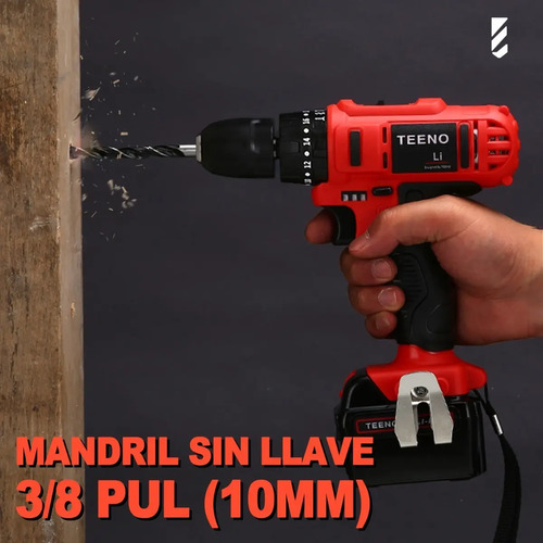Taladro Rotomartillo Teeno 5816-25 De 21vc/2batería De 1.5ah | Meses sin  intereses
