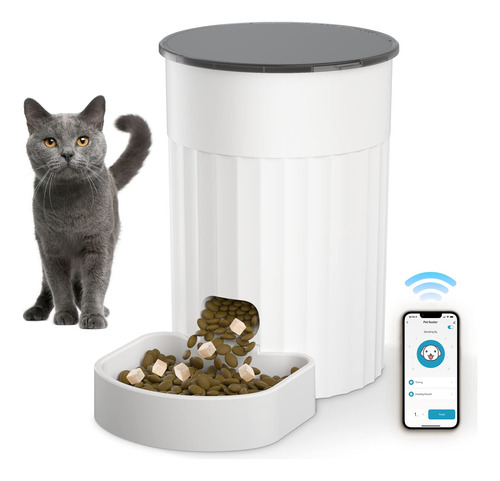 Comedero Automático Papifeed Para Gatos Con Wifi Y Alexa