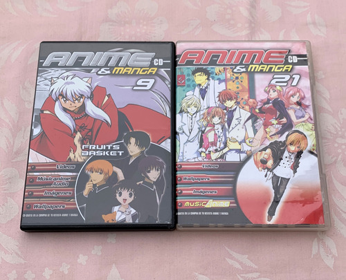 2 Discos De Musica Cd Anime & Manga Vol. 9 & Vol. 21