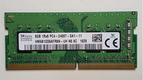 Memoria Ram Hynix, Para Laptops, 8 Gb, 2400 Mhz, Ddr4 Sodimm