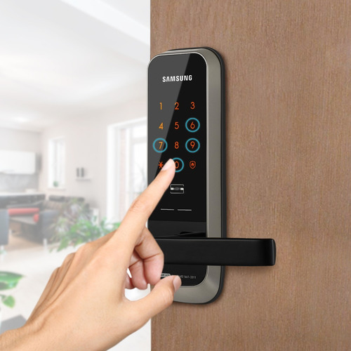 Imagen 3 de 6 de Cerradura Inteligente Mini Samsung Shp-h20. Pin Y Rfid.