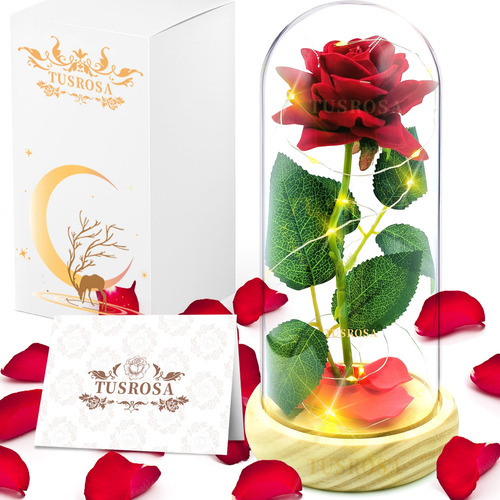 Carcasa Flor Eterna Rojo Rosa Regalos Para Ella