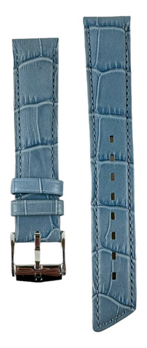 Correa Reloj Hirsch Princess 18mm Azul Resistente Al Agua