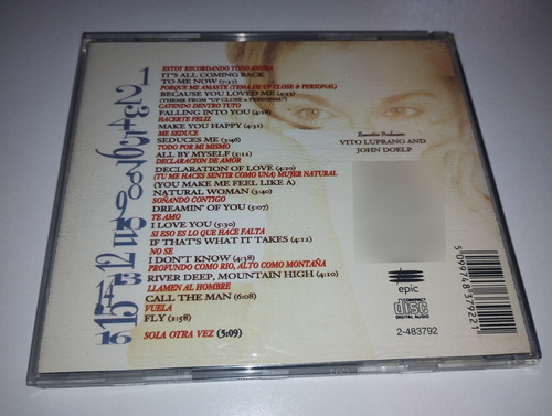 Celine Dion - Falling Into You Cd Importado Brasil 1996 Estándar