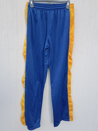 Pantalón Deportivo Hombre Original Con Elástico Azul/amarill