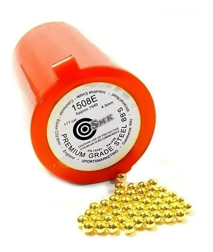 Balines De Acero X1500 Smk Premium 4.5 Mm Para Pistolas Co2