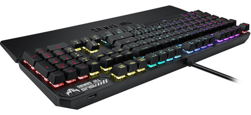 Teclado Mecanico Gamer Asus Tuf Gaming K3 Rgb Aura Sync Idioma Inglés Us Color Del Teclado Gunmetal Grey