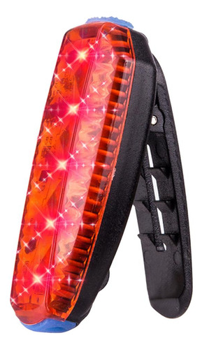 2 Lámpara Impermeable Cola Trasera Clip En Usb Lámpara