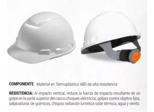 Casco Seguridad Tipo I Clase E Yg Blanco