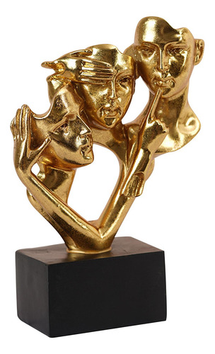 Figuras De Resina De Estatua De Cara Humana Moderna