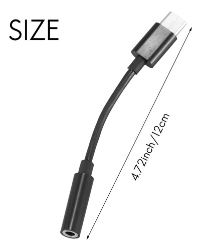Adaptador De Cable Usb C A Conector Para Auriculares/auricul