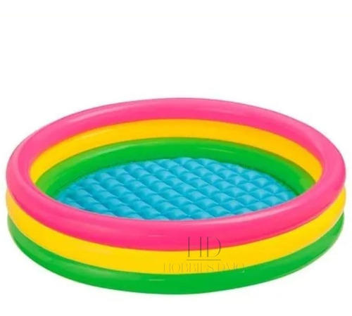 Piscina Hinchable Inflable Tres Aros Intex 57412 Para Niños