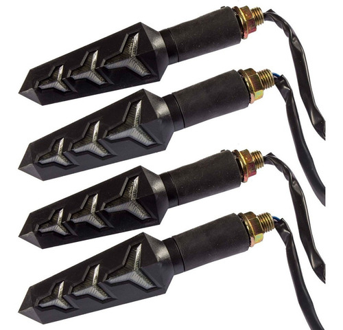 Imagem 6 de 7 de Kit 4 Piscas Sequencial Cb300 Cbx 250 Cb Twister Fan Titan
