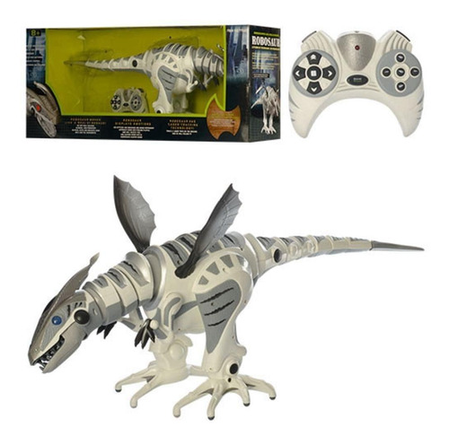 Dinossauro Robossauro 80cm Com 40 Funções Sensor Toque E Som