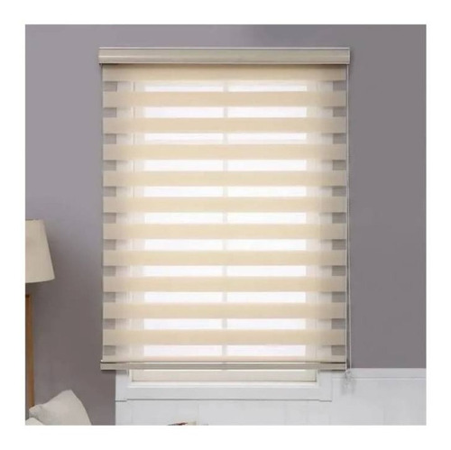 Persiana/cortinas Roller Beig 80x200 Duo Zebra Blackout