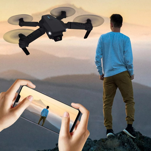 Dron Fpv Con Cámara 4k Wifi Profesional +2batería Recargable