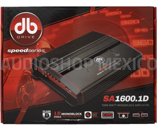 Amplificador Monoblock Db Drive Sa1600.1d 1600 Watts Clase D