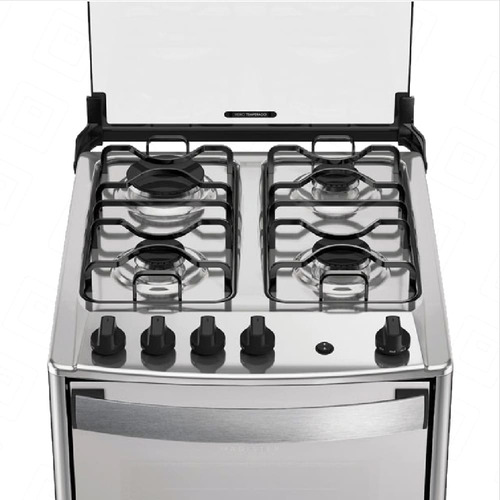 Fogão Dako Magister Inox Style A Gás 4 Boca Mesa Inox-bivolt