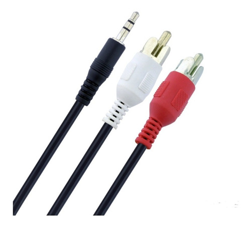 Cable Rca 2x1 Plug 3.5mm Stereo 1,5mts Cod-158