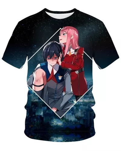 Camisa Camiseta Full 3d Anime Desenho