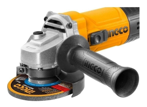 Imagen 2 de 2 de Amoladora angular Ingco Eléctrica AG75028 de 50 Hz/60 Hz naranja 750 W 220 V - 240 V