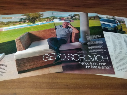 (p242) Gerardo Sofovich * Clippings Revista 3 Pgs * 2010