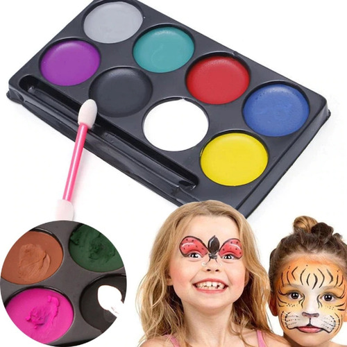 Maquillaje Infantil Set Pinta Caritas Maquillaje Niños Fiest