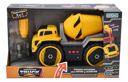 Construction Truck Workers Ditoys 2342 Constructor