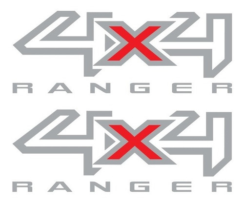Sticker Ranger 4x4 Calcas Para Batea Compatible Con Ranger