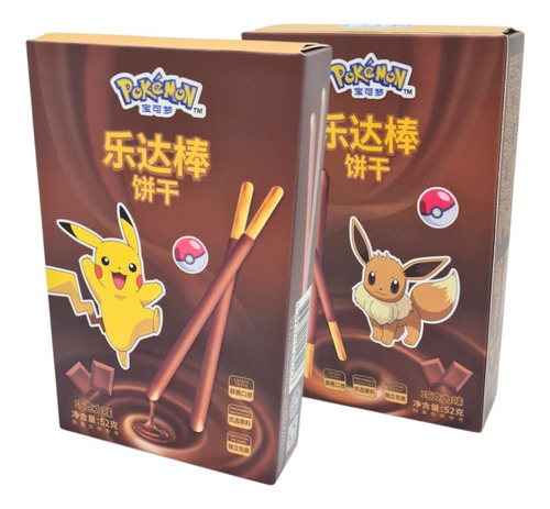 Palitos De Chocolate X52gr Pocky Pokemon