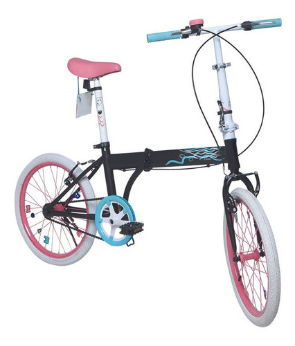 Bicicleta Bia Rodado 20 Plegable Cuadro Para Adultos Disney