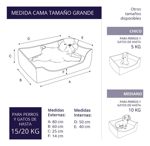Imagen 2 de 4 de Cama Para Perro Moises Paris (grande)