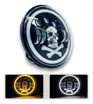 Comprar Faro Optica Led Moto Ojo De Angel 7 Pulgadas Universal A-vip