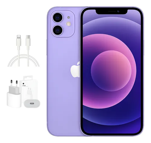 Apple iPhone 12 本体 ブルー128G Apple iPhone 12 (128 Gb) Azul Novo + Acessórios