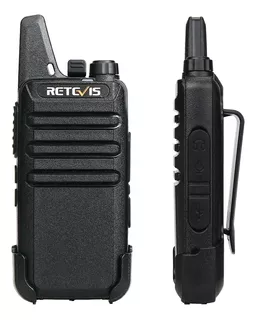 2pcs Radios Portátil Mini Walkie Talkie Con Usb Retevis Rt22