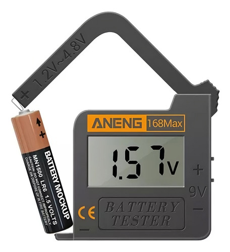 Medidor Testador Pilha Bateria Display Aneng 168 Max Nfe