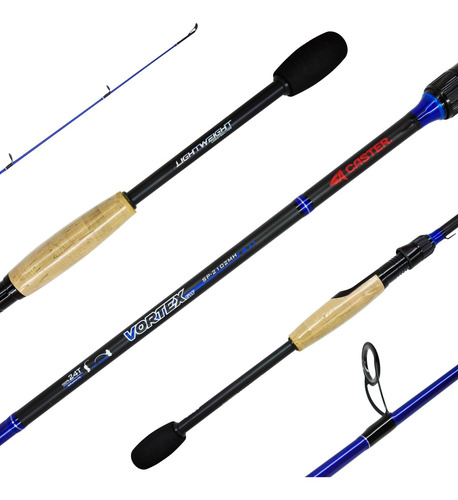 Imagen 1 de 4 de Caña Caster Vortex 2.10m Spinning Grafito 10-20 Lb 10-40g
