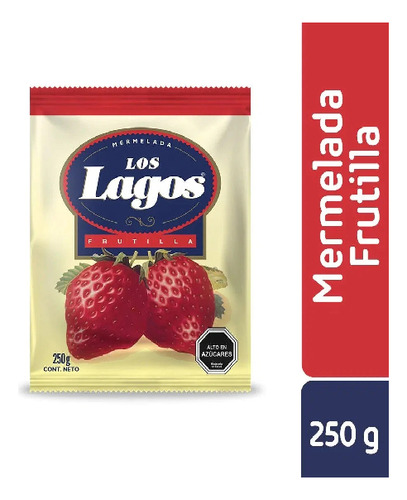 Mermelada Los Lagos  Frutilla 250gr(2uni)super