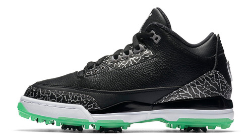 Zapatillas Jordan 3 Retro Golf Black Green Aj3783-001   