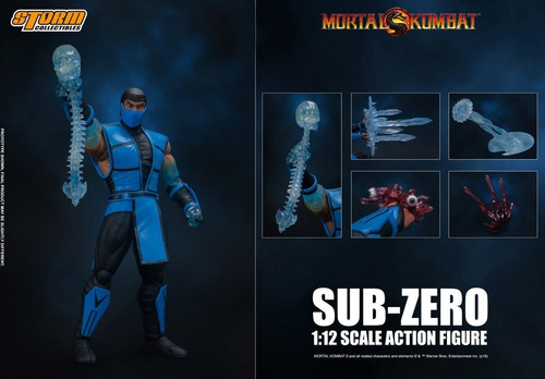 Sub-zero Icy Arms Mortal Kombat Storm Collectibles Exclusive