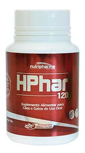 Suplemento Vitamínico Hphar 120 Nutripharme 30 Comprimidos