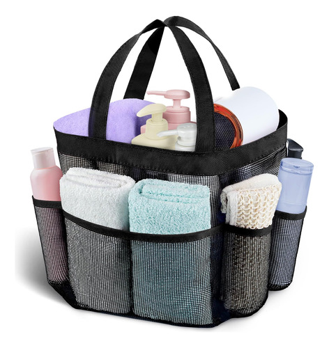 Attmu Mesh Shower Caddy Portable - Bolsa De Mano Para Colgar