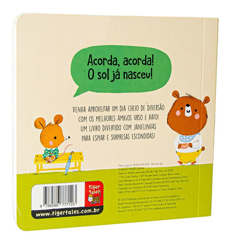 Livro Infantil - Urso & Rato - Bom Dia - Tiger Tales | MercadoLivre