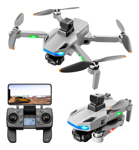 Dron S135 Max Gps Professional 8k Con Cámara Dual Hd, Combin